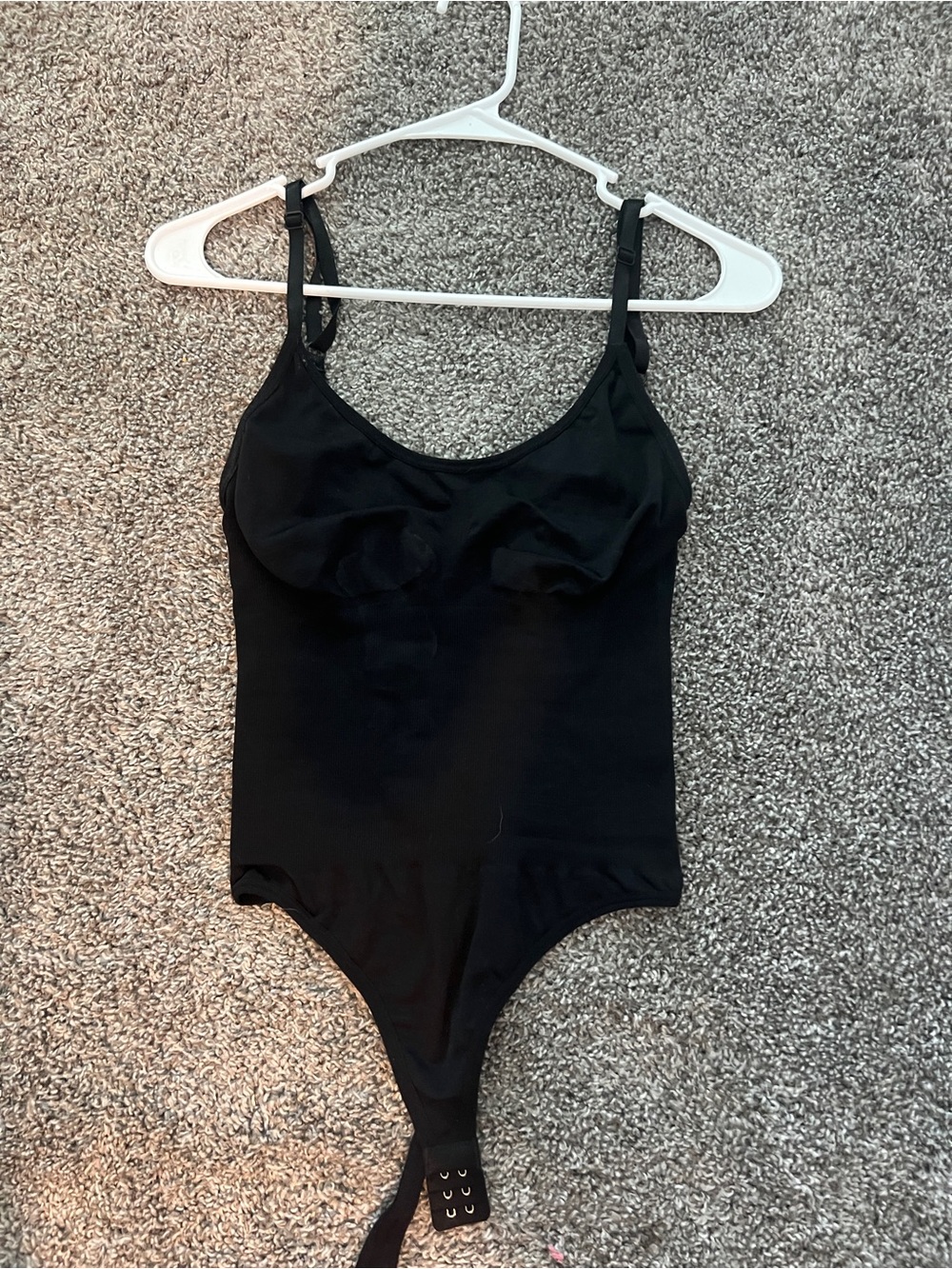 Black Women's Scoop Neck Bodysuit